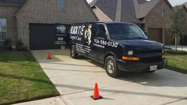 Black Tie Carpet Care Truck